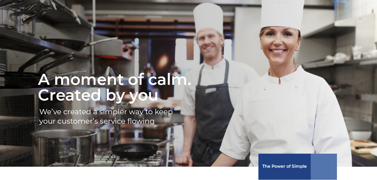 A moment of calm. Created by you.