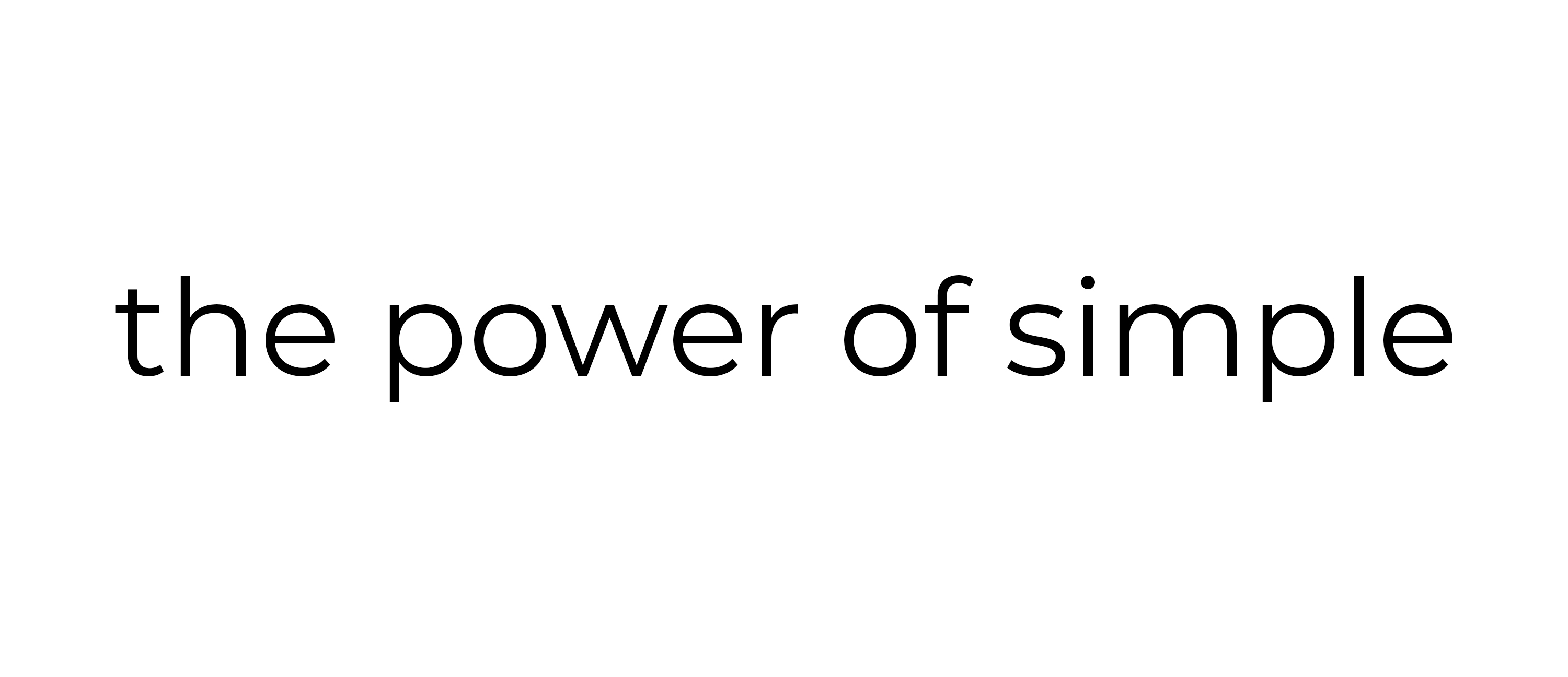Power of Simple Text Banner