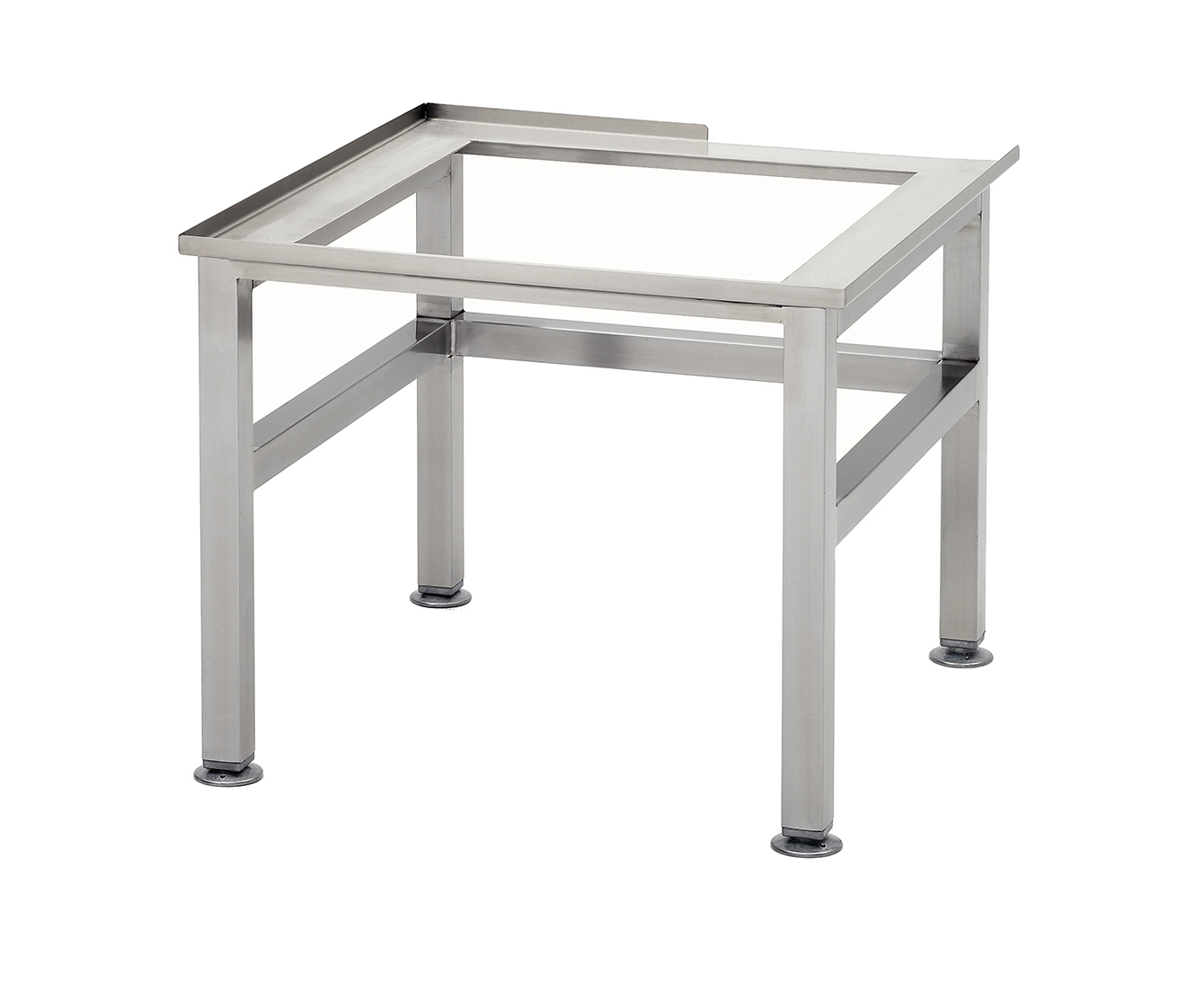 Steel shop standing table