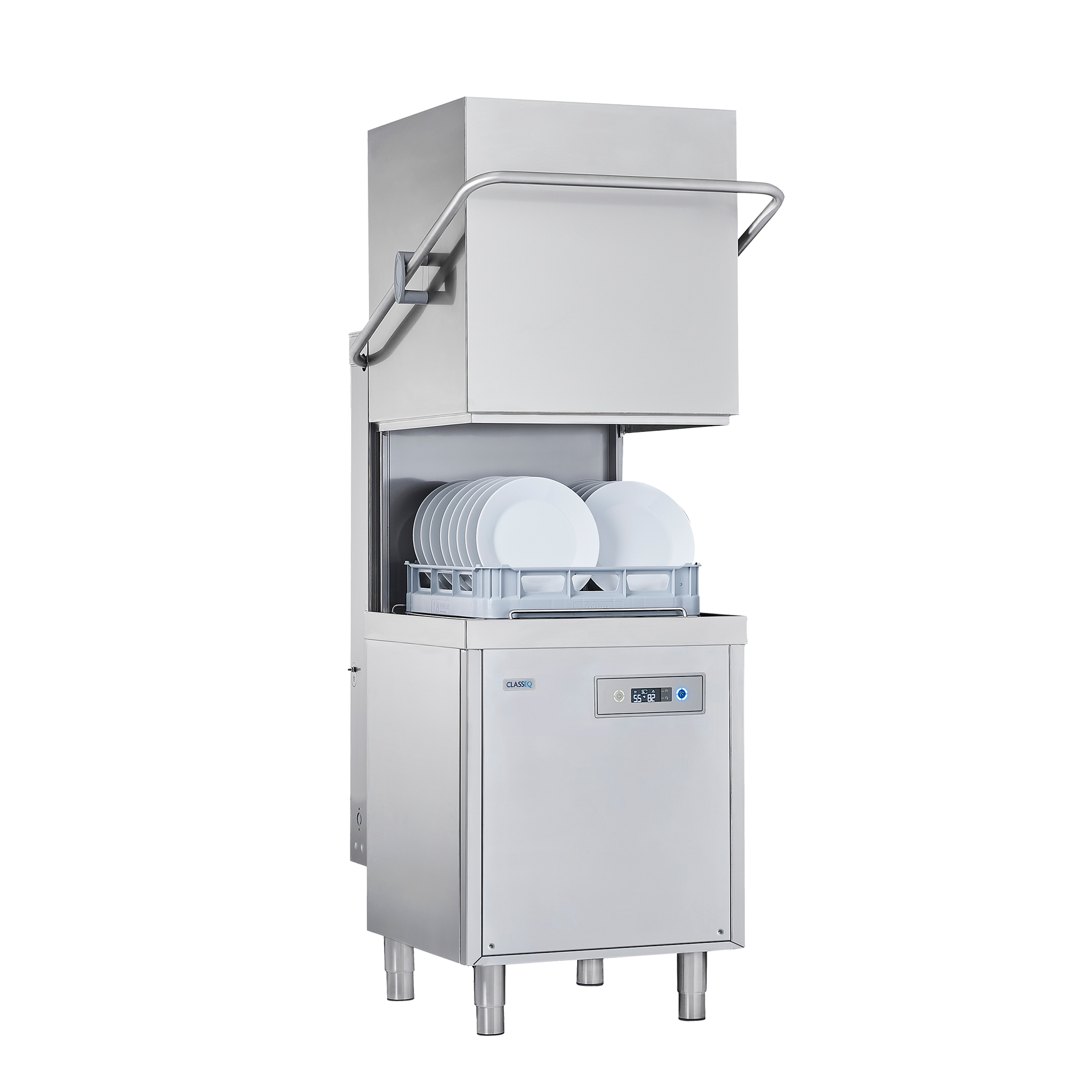 P500 hood open with plates P500 hood open with plates