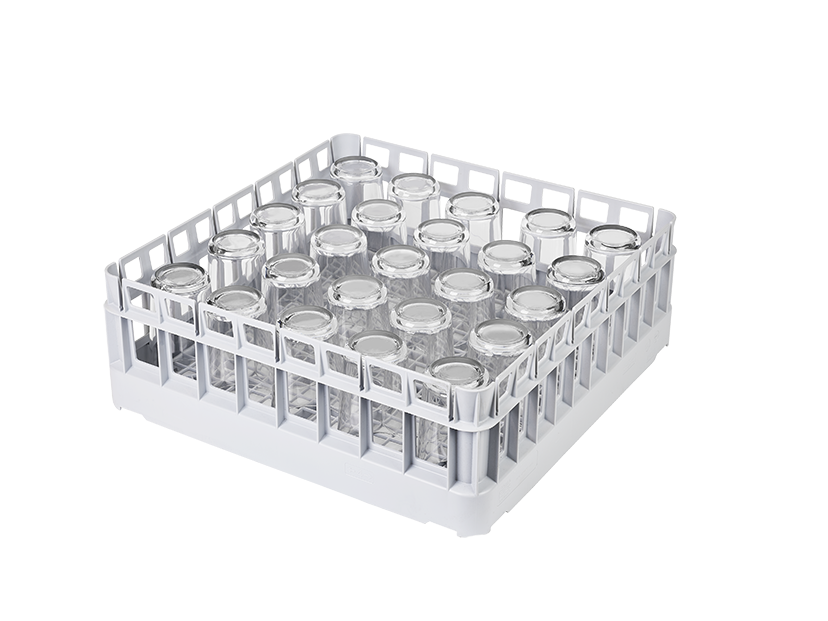 G500 Tall Glass Plastic Basket